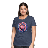 Thumbnail for Women’s Mythical Cancer Premium T-Shirt - heather blue