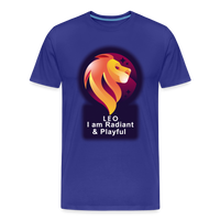 Thumbnail for Men's Glow Leo Premium T-Shirt - royal blue