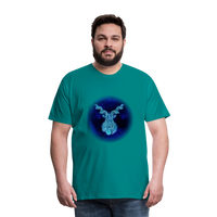 Thumbnail for Men's Stellar Capricorn Premium T-Shirt - teal