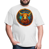 Thumbnail for Men's Mosaic Taurus Classic T-Shirt - white