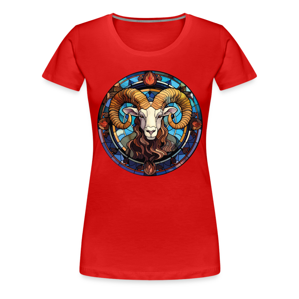 Women’s Mosaic Aries Premium T-Shirt - red