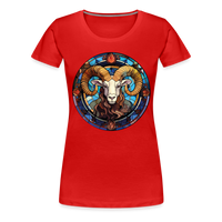 Thumbnail for Women’s Mosaic Aries Premium T-Shirt - red