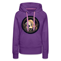 Thumbnail for Women’s Mystic Virgo Premium Hoodie - purple 