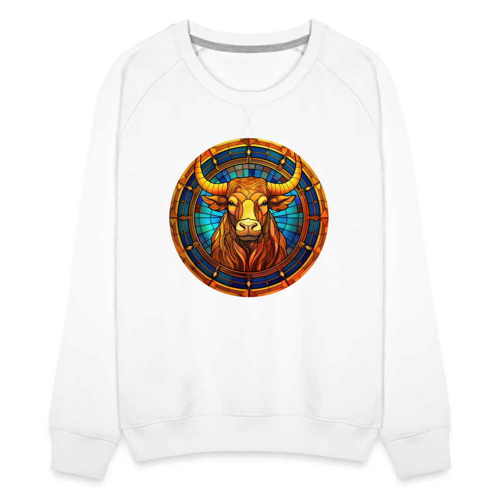 Women’s Mosaic Taurus Premium Sweatshirt - white