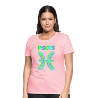 Thumbnail for Women's Power Words Pisces Premium T-Shirt - pink