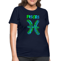 Thumbnail for Women's Power Words Pisces T-Shirt - navy