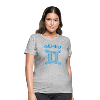 Thumbnail for Women's Power Words Gemini T-Shirt - heather gray