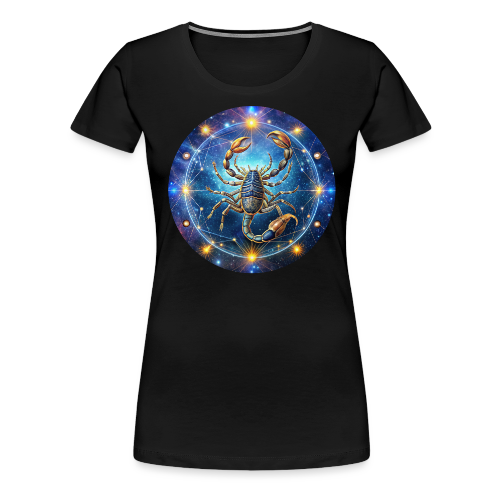 Women’s Symbol Scorpio Premium T-Shirt - black