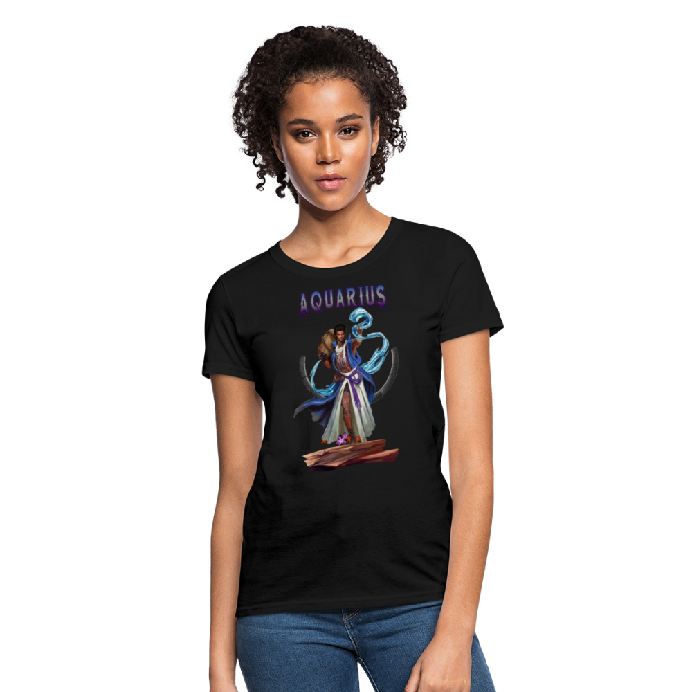 Women's Astral Aquarius T-Shirt - black