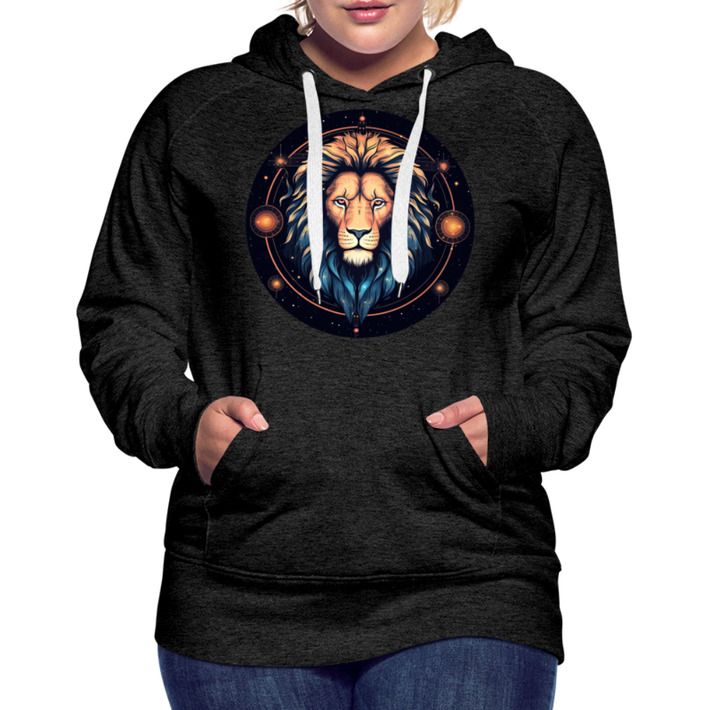 Women’s Magic Leo Premium Hoodie - charcoal grey