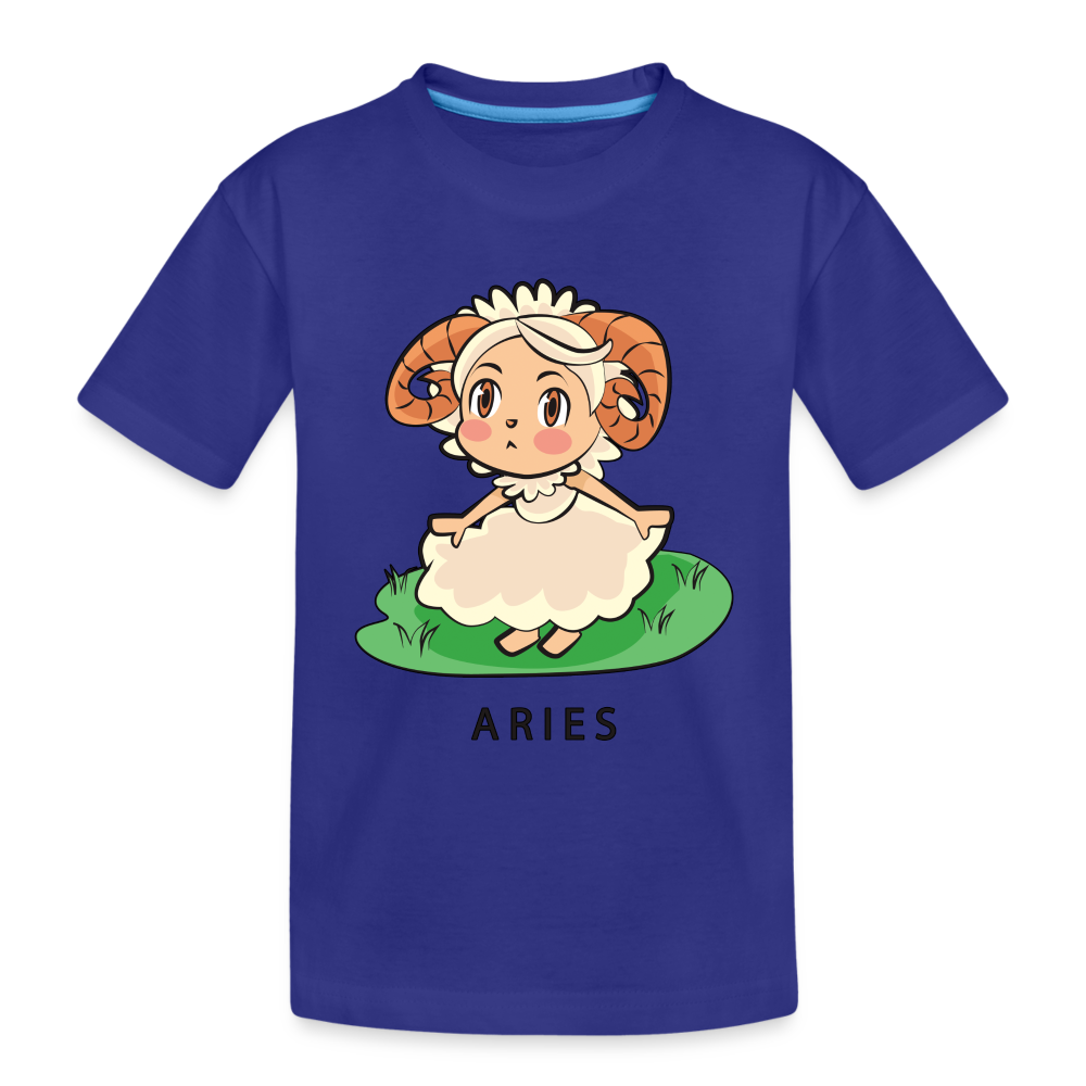 Kid’s Sweet Astro Aries Premium Organic T-Shirt - royal blue