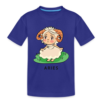 Thumbnail for Kid’s Sweet Astro Aries Premium Organic T-Shirt - royal blue