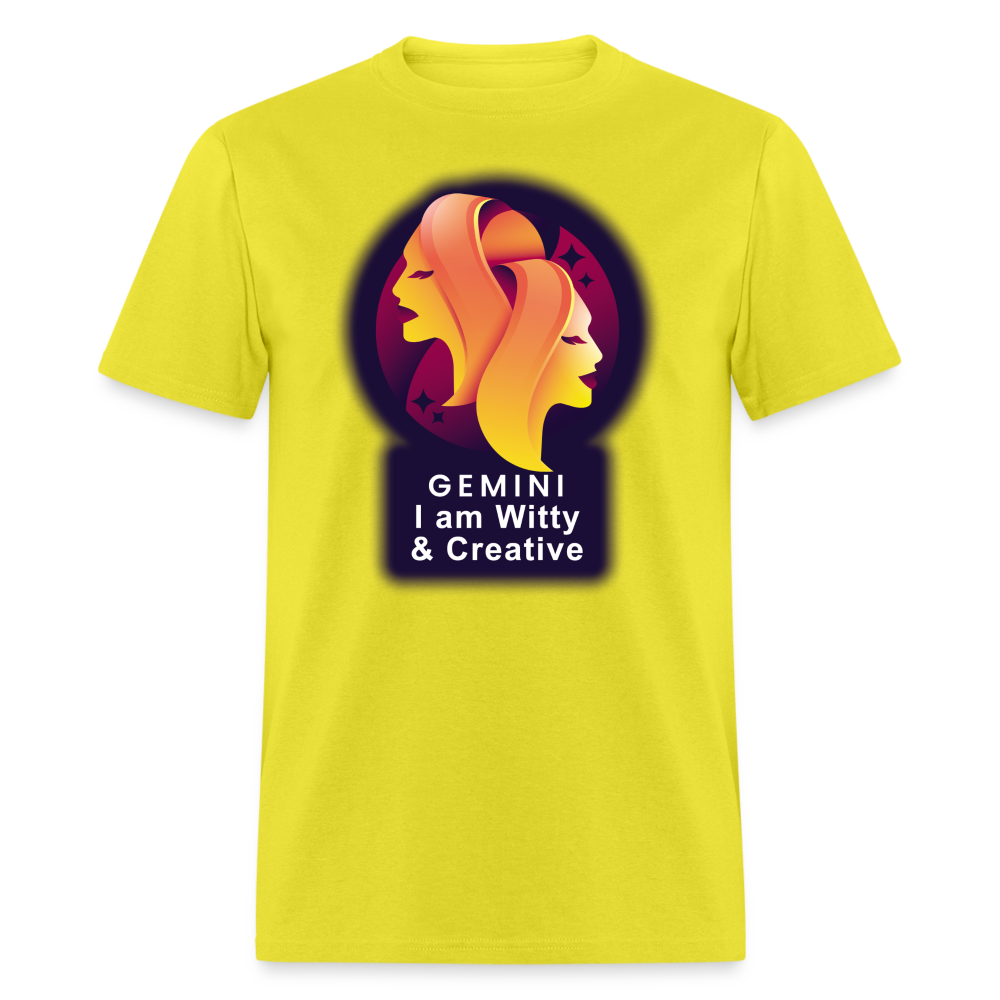 Men's Glow Gemini Classic T-Shirt - yellow