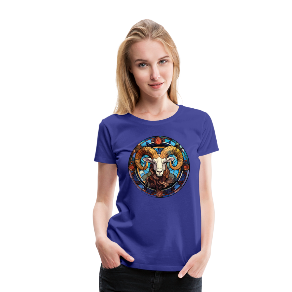 Women’s Mosaic Aries Premium T-Shirt - royal blue