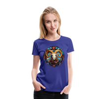 Thumbnail for Women’s Mosaic Aries Premium T-Shirt - royal blue