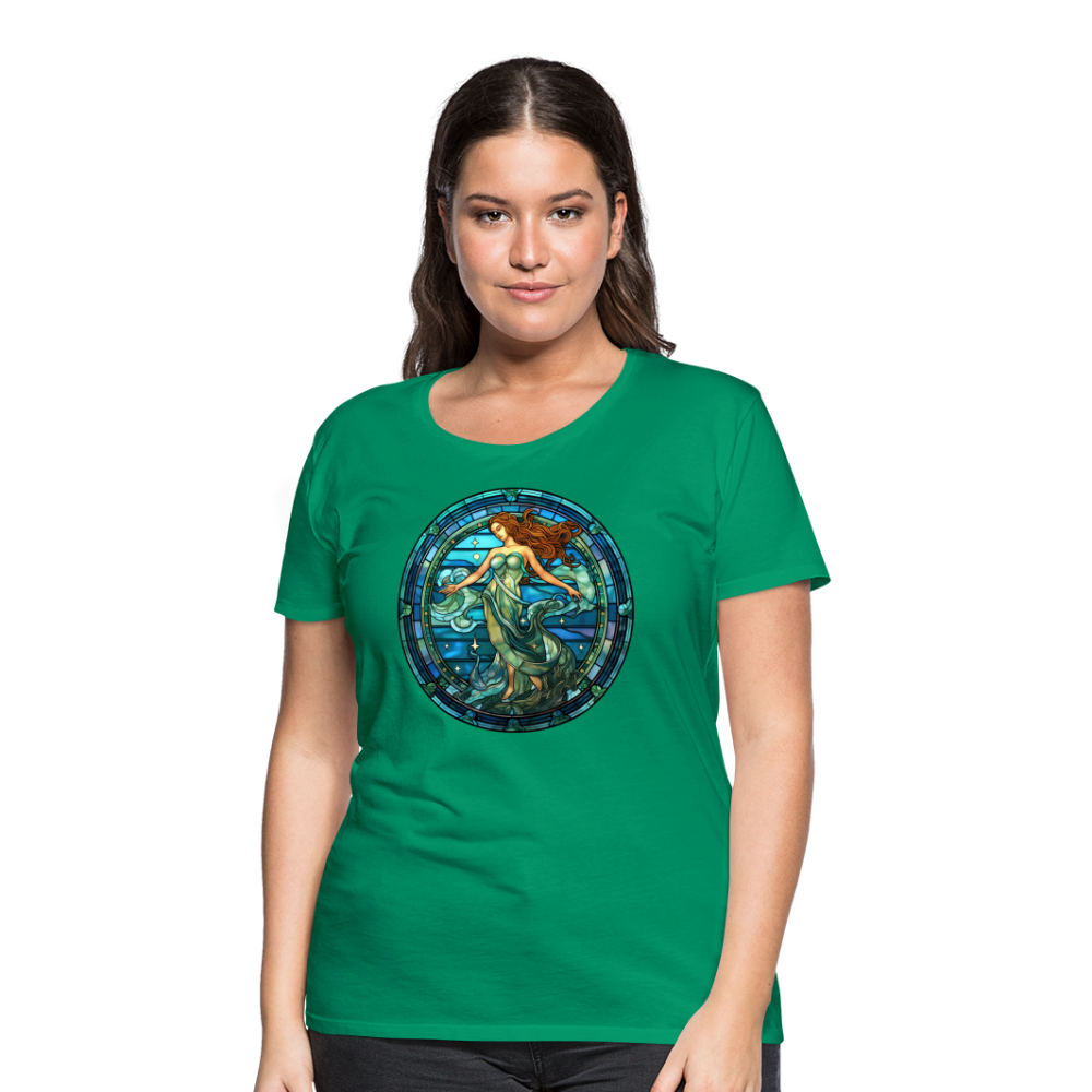 Women’s Mosaic Aquarius Premium T-Shirt - kelly green