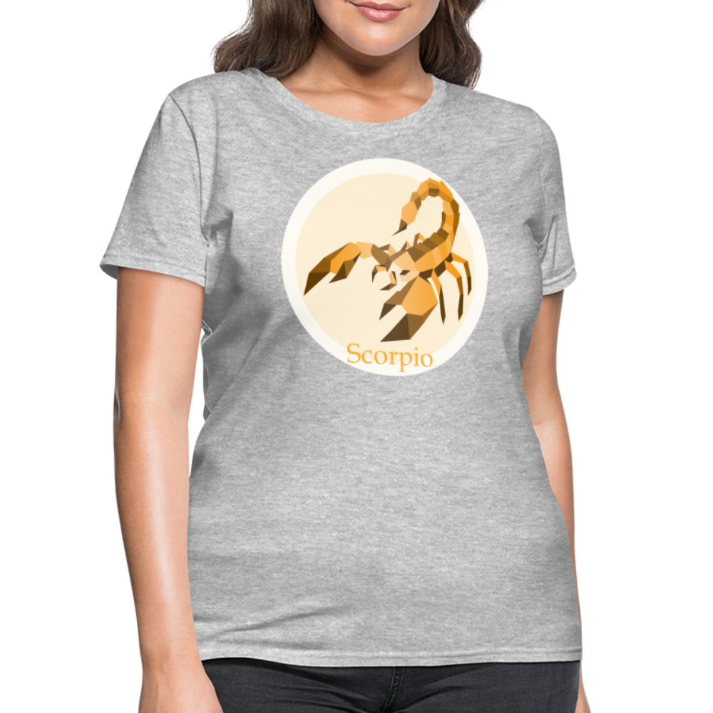 Women's Mosaic Scorpio T-Shirt - heather gray