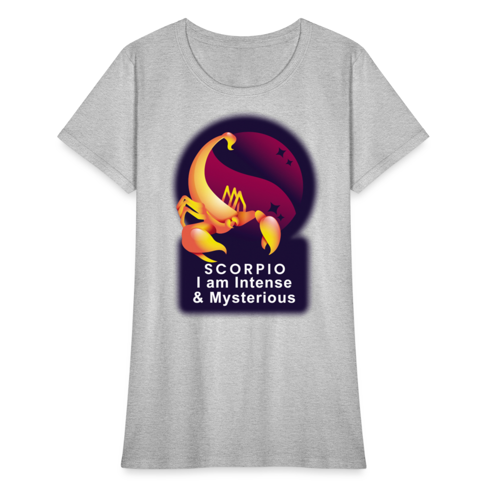 Women's Glow Scorpio T-Shirt - heather gray