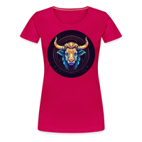 Thumbnail for Women’s Magic Taurus Premium T-Shirt - dark pink