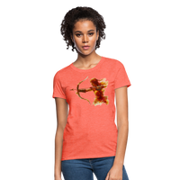 Thumbnail for Women's Mythical Sagittarius T-Shirt - heather coral