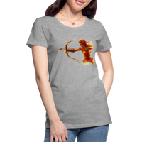 Thumbnail for Women’s Mythical Sagittarius Premium T-Shirt - heather gray