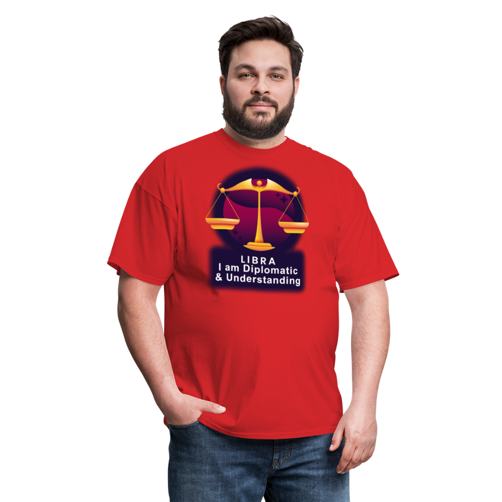 Men's Glow Libra Classic T-Shirt - red