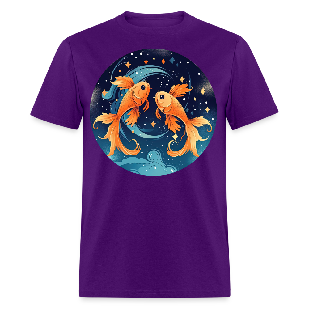 Men's Magic Pisces Classic T-Shirt - purple