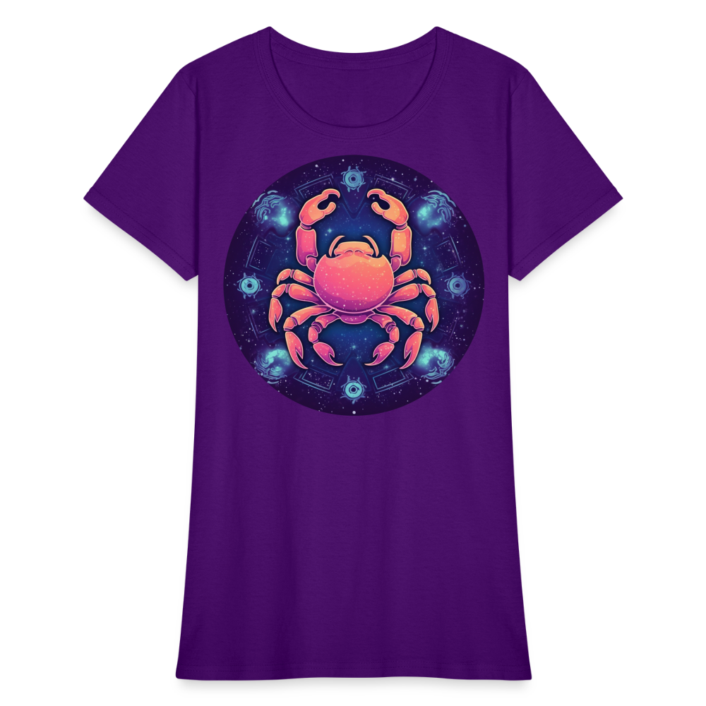 Women's Magic Cancer T-Shirt - purple