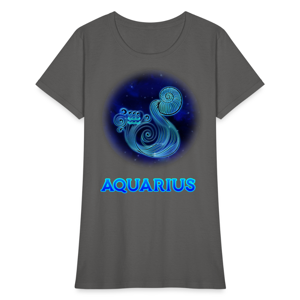 Women's Stellar Aquarius T-Shirt - charcoal