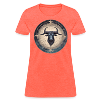 Thumbnail for Women's Mythical Taurus T-Shirt - heather coral