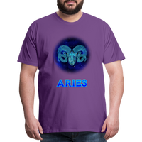 Thumbnail for Men's Aries Premium T-Shirt - purple