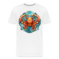 Thumbnail for Men's Symbol Cancer Premium T-Shirt - white