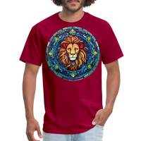 Thumbnail for Men's Mosaic Leo Classic T-Shirt - dark red