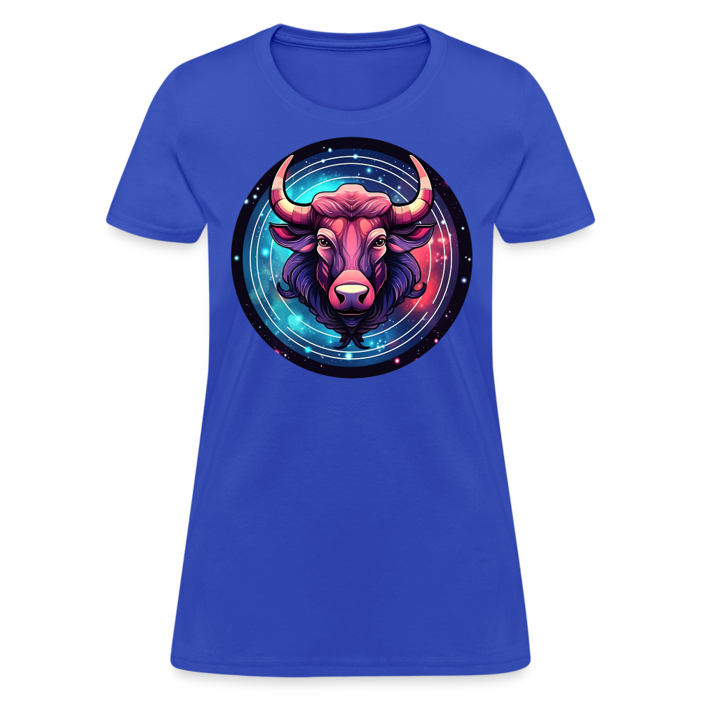 Women's Mystic Taurus T-Shirt - royal blue