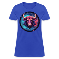 Thumbnail for Women's Mystic Taurus T-Shirt - royal blue