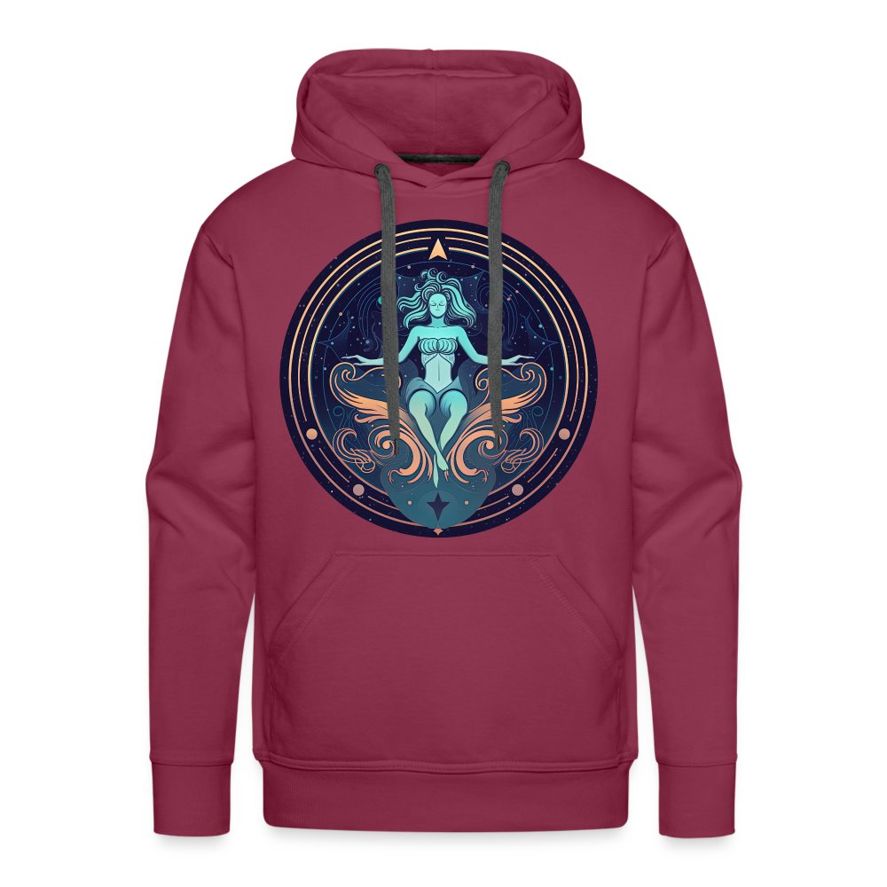 Men’s Mystic Aquarius Premium Hoodie - burgundy