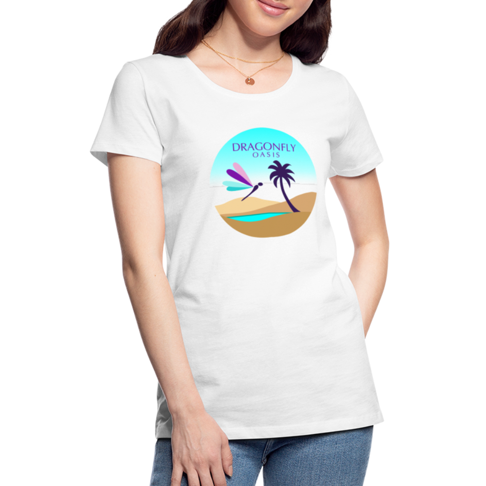 Women's Dragonfly Oasis V.2 Premium T-Shirt - white