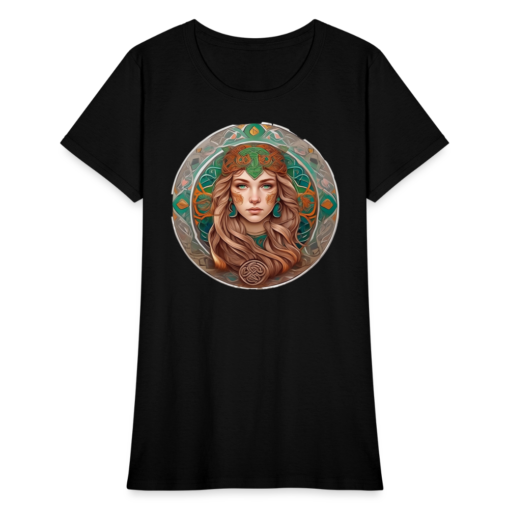 Women's Mythical Virgo T-Shirt - black