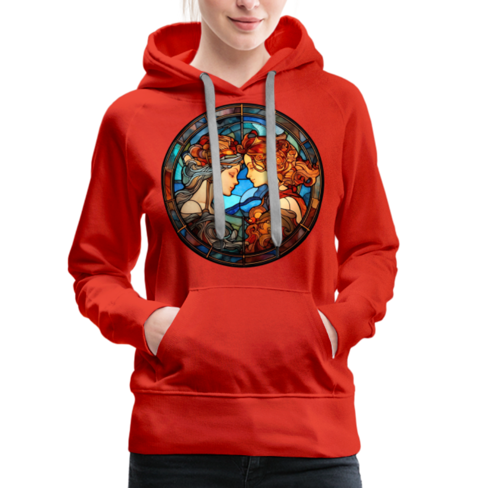 Women’s Mosaic Gemini Premium Hoodie - red