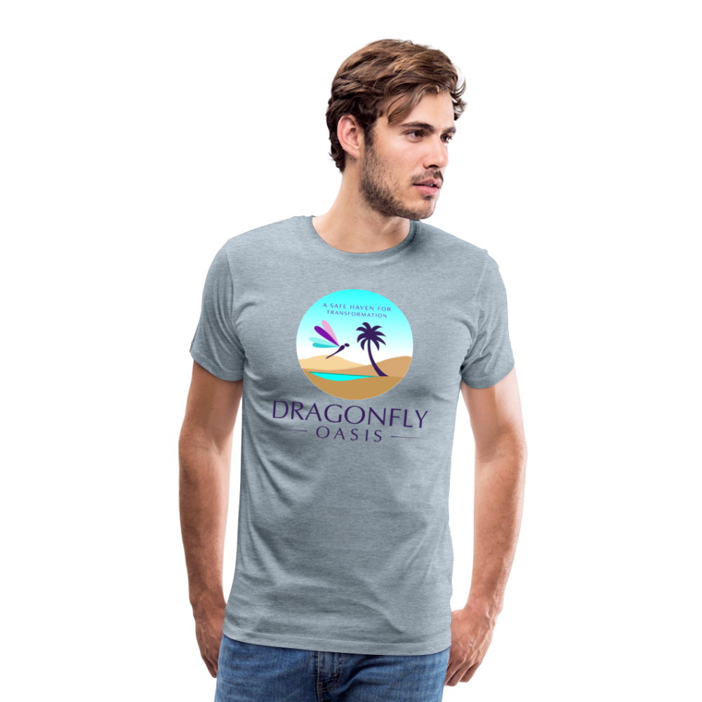 Men's Dragonfly Oasis V.1 Premium T-Shirt - heather ice blue