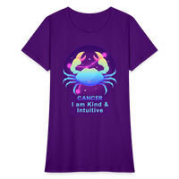 Thumbnail for Women's Neon Cancer T-Shirt - purple