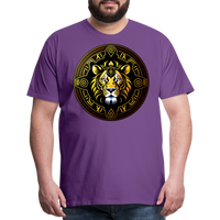 Thumbnail for Men's Mythical Leo Premium T-Shirt - purple