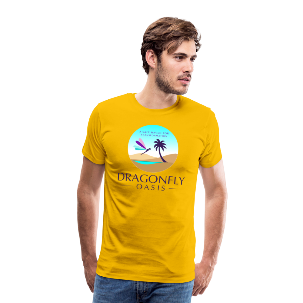 Men's Dragonfly Oasis V.1 Premium T-Shirt - sun yellow