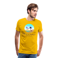 Thumbnail for Men's Dragonfly Oasis V.1 Premium T-Shirt - sun yellow