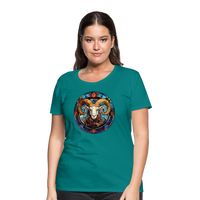 Thumbnail for Women’s Mosaic Aries Premium T-Shirt - teal