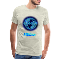 Thumbnail for Men's Pisces Premium T-Shirt - heather oatmeal