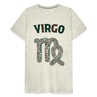 Thumbnail for Men's Power Words Virgo Premium T-Shirt - heather oatmeal