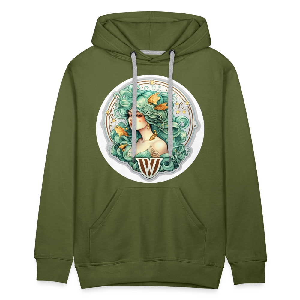 Men’s Symbol Virgo Premium Hoodie - olive green