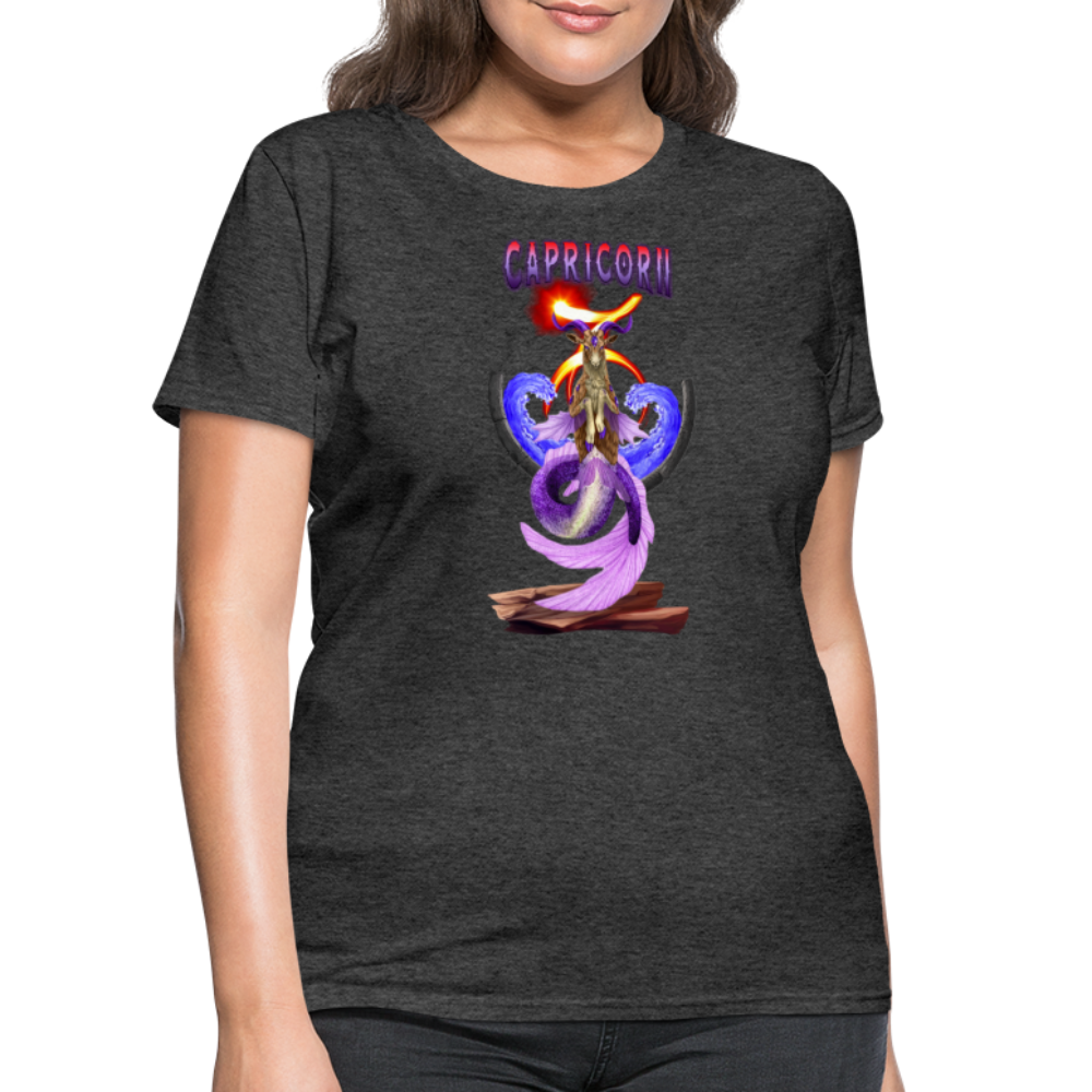 Astral Capricorn Women's T-Shirt - heather black