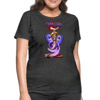 Thumbnail for Astral Capricorn Women's T-Shirt - heather black